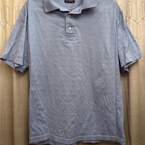 Greg Norman Men’s Collection Light Blue Polo Shirt